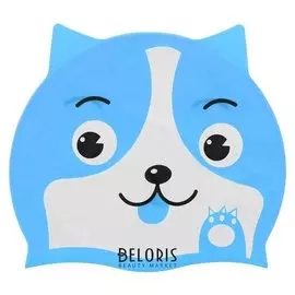 Шапочка для плавания «Собачка», детская, силикон