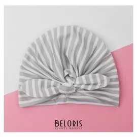 Шапочка крошка Я "Полоска" сер. р-р 48