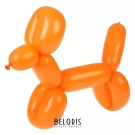 Шар для моделирования 160, латексный, набор 100 шт., цвет оранжевый