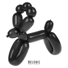 Шар для моделирования 160, латексный, набор 100 шт., цвет чёрный