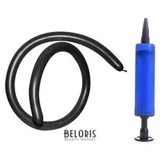 Шар для моделирования 260, чёрный цвет, набор 100 шт. + насос