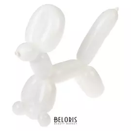 Шар для моделирования 260, латексный, набор 25 шт., цвет белый