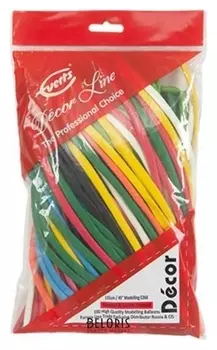 Шар для моделирования 260, пастель, набор 100 шт., стандарт и фэшн