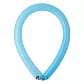 Шар для моделирования 260 стандарт, пастель, голубой, набор 100шт.