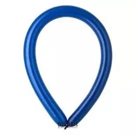 Шар для моделирования 260 стандарт, пастель, темно-голубой, набор 100шт.