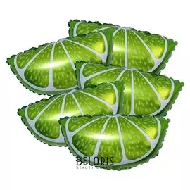 Шар фольгированный 14" «Лайм», мини, набор 5 шт.