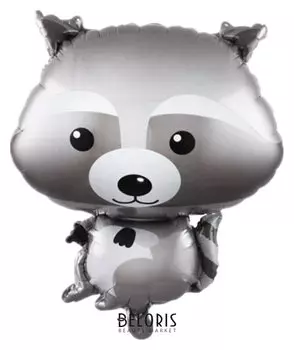 Шар фольгированный 18""енот"