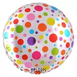 Шар фольгированный 18" «Конфетти разноцветное»