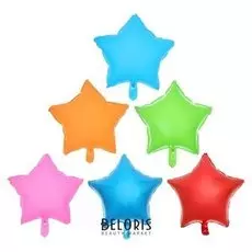 Шар фольгированный 18" «Звезда», набор 21 шт.