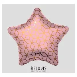 Шар фольгированный 19" «Геометрия», звезда, 1 шт., в упаковке