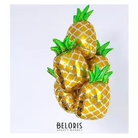 Шар фольгированный 28" «Ананас», набор 5 шт.