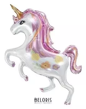 Шар фольгированный 32""единорог нежный"