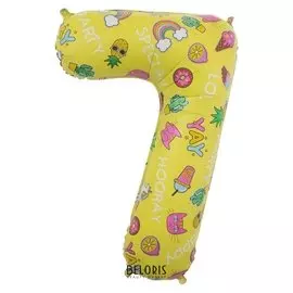 Шар фольгированный 34" «Цифра 7»
