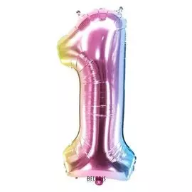 Шар фольгированный 40" «Цифра 1»