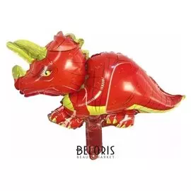 Шар фольгированный 42" «Динозавр трицератопс»