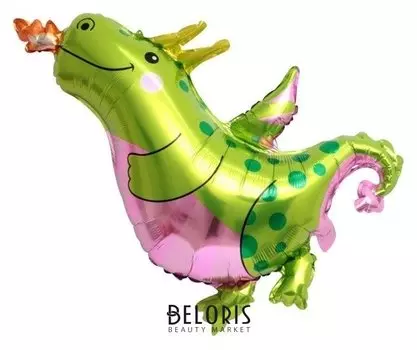 Шар фольгированный 42" «Дракон влюблённый»