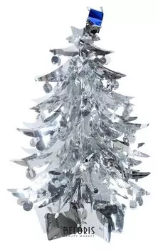 Шар фольгированный "Ёлка с шариками" 23,5*34 см