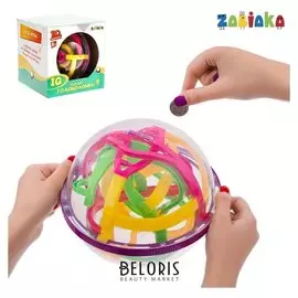 Шар-головоломка Лабиринтус - IQ, копилка, с монеткой