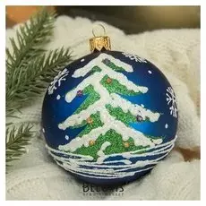 Шар "Ёлочка" 8,5 см