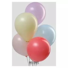 Шар латексный 10""макарун", набор 100 шт.