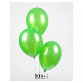 Шар латексный 10", металл, набор 50 шт., цвет зелёный