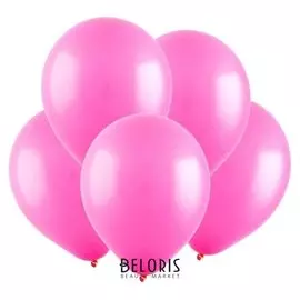 Шар латексный 10", пастель, набор 100 шт., цвет фуксии