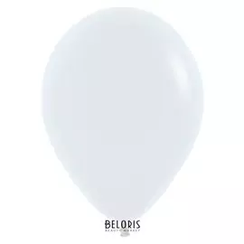 Шар латексный 10", пастель, набор 100 шт., цвет белый 005