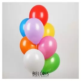 Шар латексный 10", пастель, набор 50 шт.