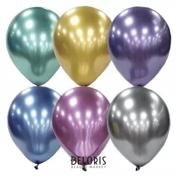 Шар латексный 11" «Хром», набор 25 шт.