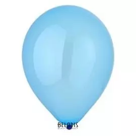 Шар латексный 12", кристалл Droplets, набор 50 шт., цвет голубой