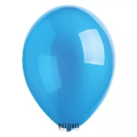 Шар латексный 12", кристалл, набор 50 шт., цвет синий