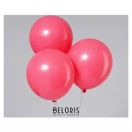 Шар латексный 12" «Макарун», набор 12 шт., цвет красный