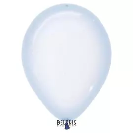 Шар латексный 12" макарунс, хрустально-голубой, кристалл, набор 10шт.