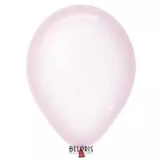 Шар латексный 12", макарунс, хрустально-розовый, кристалл, набор 100 шт.