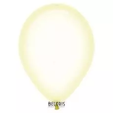 Шар латексный 12", макарунс, хрустально-жёлтый, кристалл, набор 100 шт.