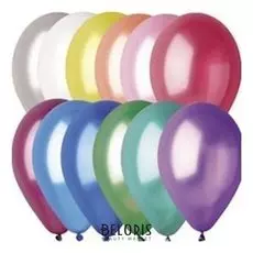 Шар латексный 12", металл, набор 100 шт.