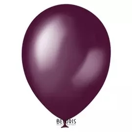 Шар латексный 12", металлик, набор 100 шт., цвет бургундия
