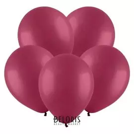 Шар латексный 12", пастель, набор 100 шт., цвет бордовый