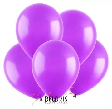 Шар латексный 12", пастель, набор 100 шт., цвет фиолетовый