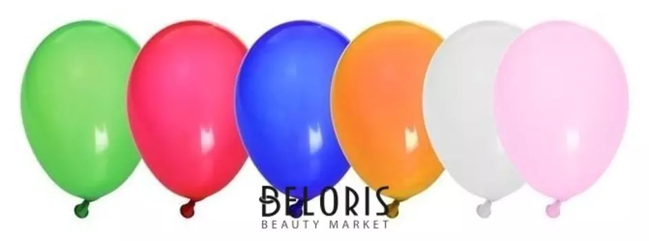 Шар латексный 12", пастель, набор 100 шт.