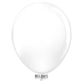 Шар латексный 12", пастель, набор 100 шт., цвет белый