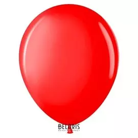 Шар латексный 12", пастель, набор 100 шт., цвет красный