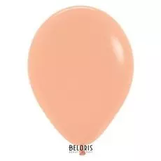 Шар латексный 12", пастель, набор 12 шт., цвет персиковый 060
