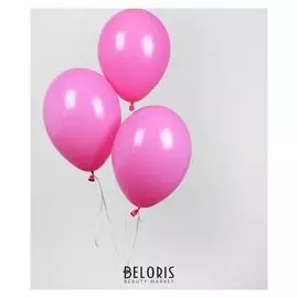 Шар латексный 12", пастель, набор 50 шт., цвет розовый