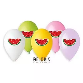 Шар латексный 14" «Арбуз», набор 50 шт.