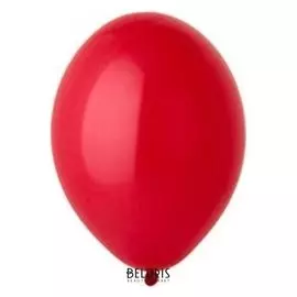 Шар латексный 14"+ B 120/101 пастель Red, красный, набор 25 шт 1102-2280
