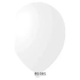 Шар латексный 14", декоратор, набор 50 шт., цвет белый