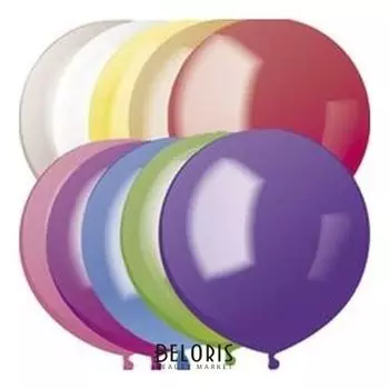 Шар латексный 14", металл, набор 100 шт.