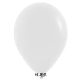 Шар латексный 14", пастель, набор 50 шт., белый