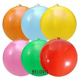 Шар латексный 17", панч-болл, набор 25 шт.